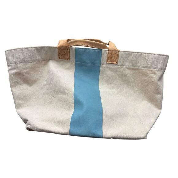 Clare V. For Ocean Avenue South Canvas Beach Tote Bag - Picture 2 of 12